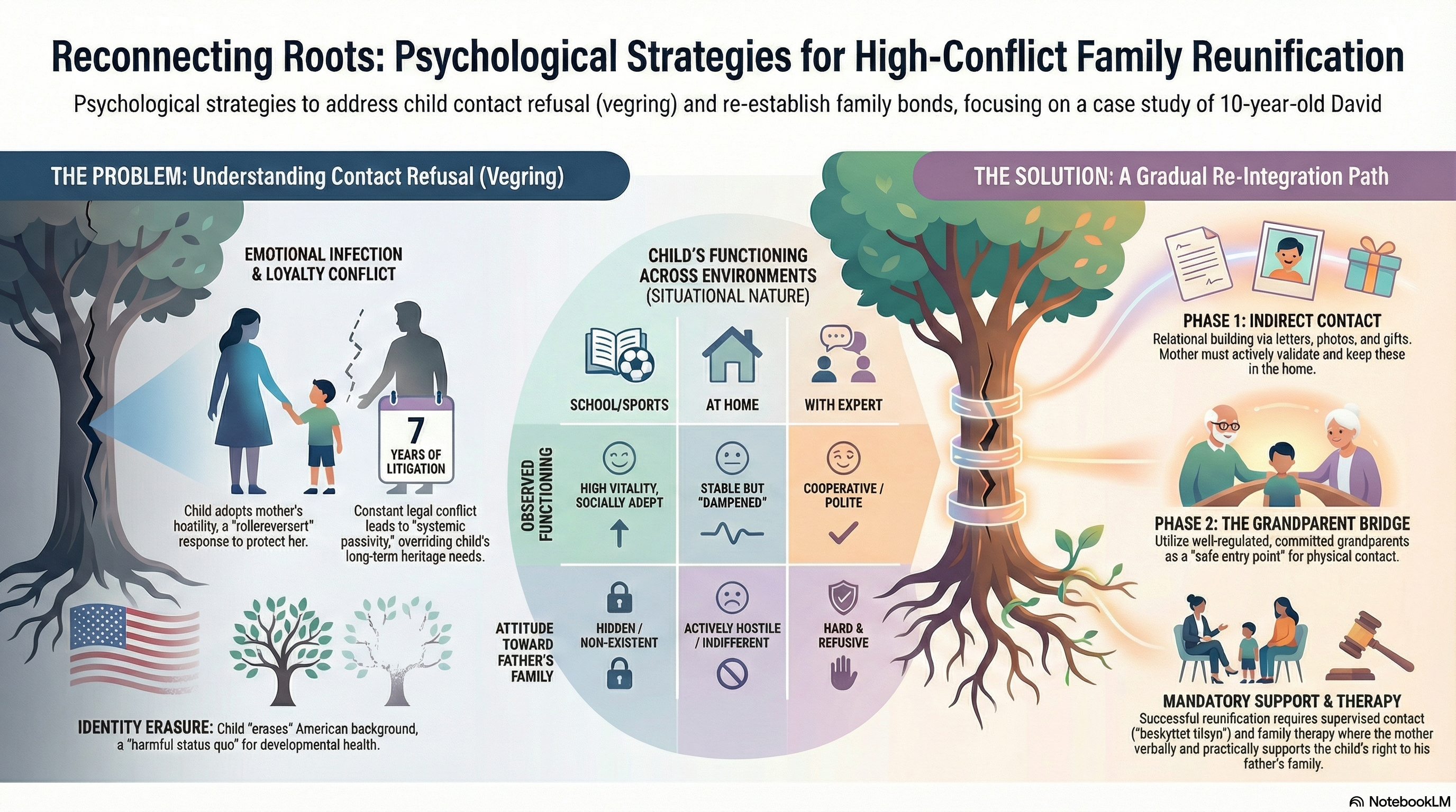 Reconnecting Roots: Psychological Strategies for High-Conflict Family Reunification